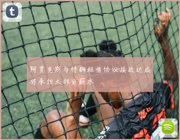 阿贾克斯与特狮租借协议接近达成将承担大部分薪水